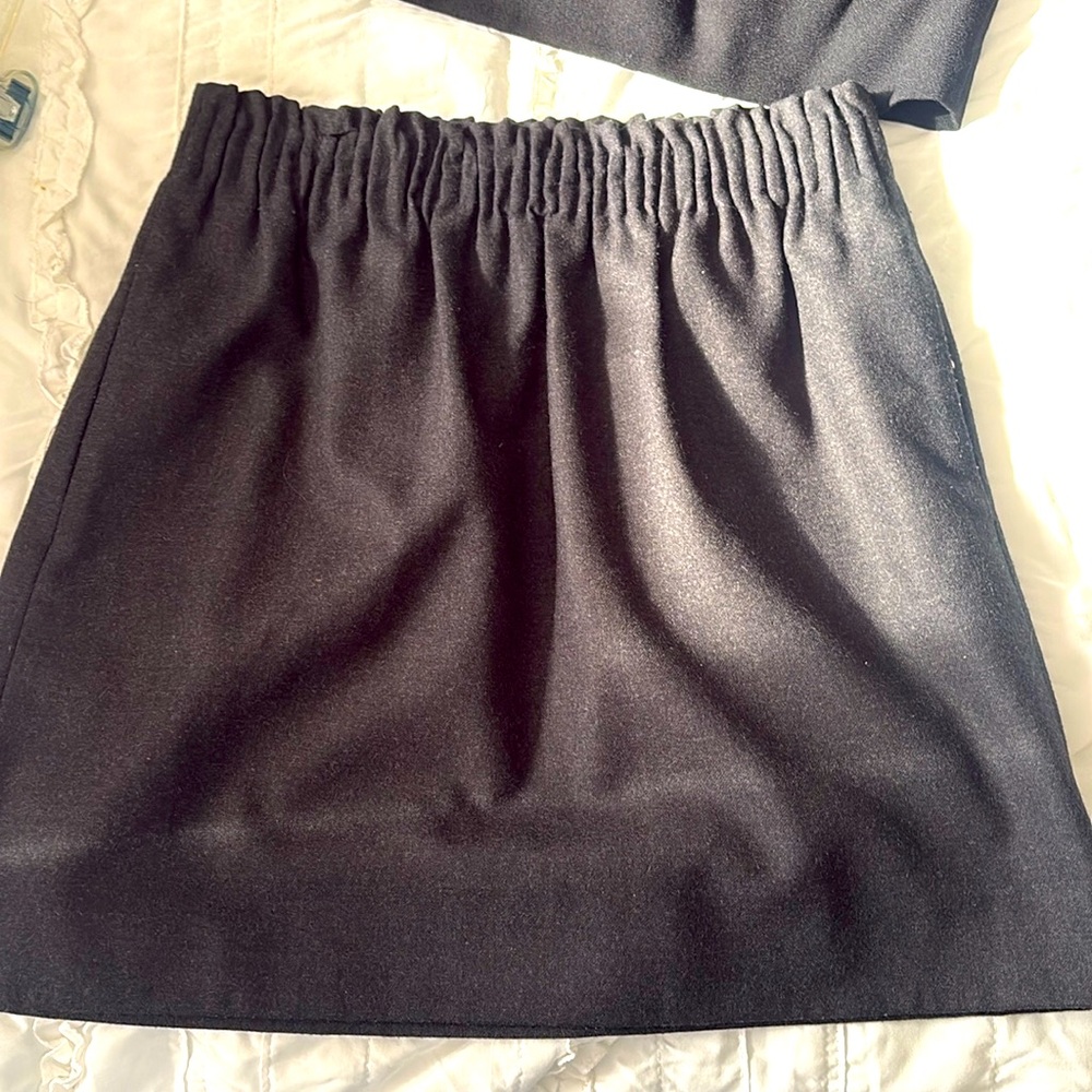 J. Crew dark gray wool skirt, barely worn